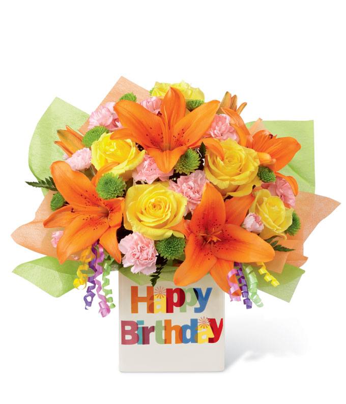Festive Birthday Bouquet