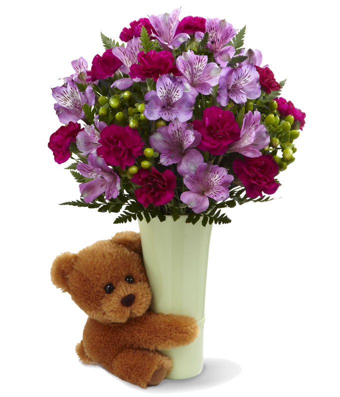 Best flowers for mom on mothers day teddy bear and flowers delivery