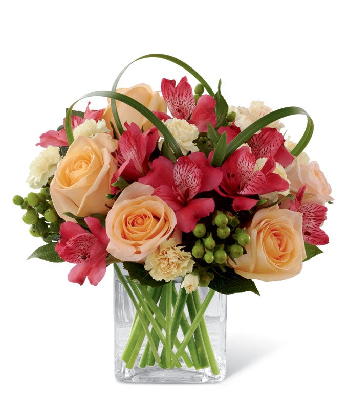 Best flowers for mom on mothers day peach roses delivery