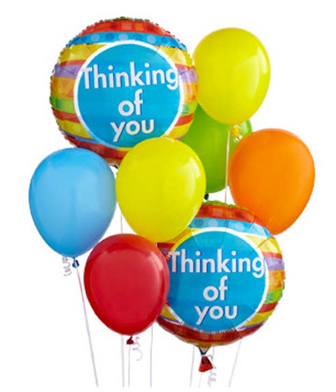 Thinking of you balloon bouquet