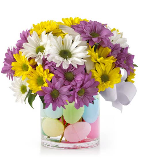 Easter Egg Daisy Bouquet