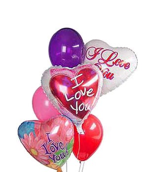 Love You Balloons