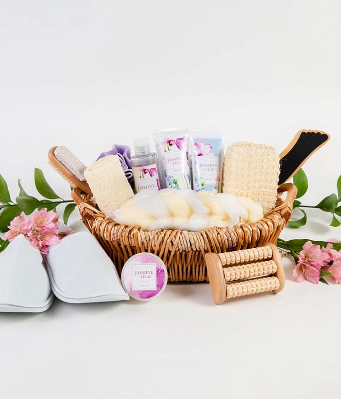 Blissful Spa Treatment Gift Basket