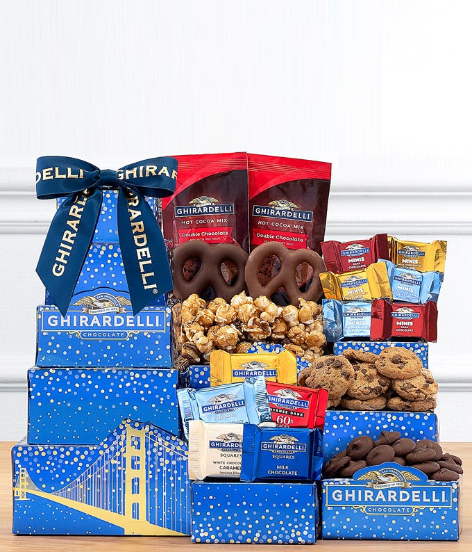 Ghirardelli Tower of Chocolates