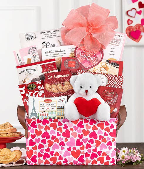 Darling Valentine Gift Basket