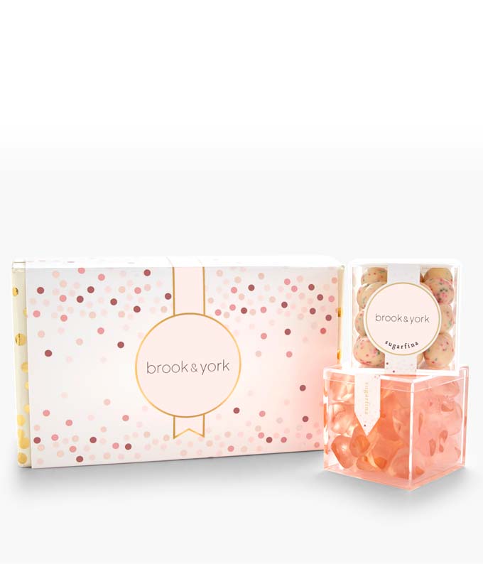 brook & york + Sugarfina Luxury 2 Piece Bento Box