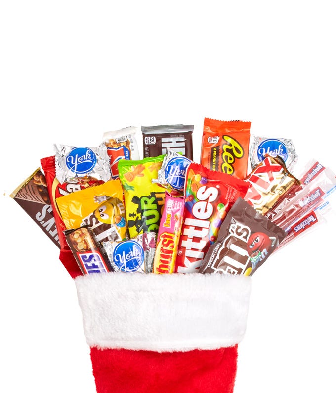Sweet Treats Christmas Candy Stocking