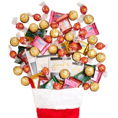 Premium Classic Christmas Chocolate Stocking