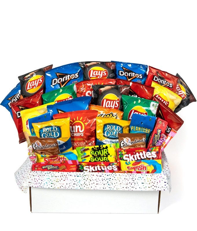 Chips & Candy Care Package - Deluxe