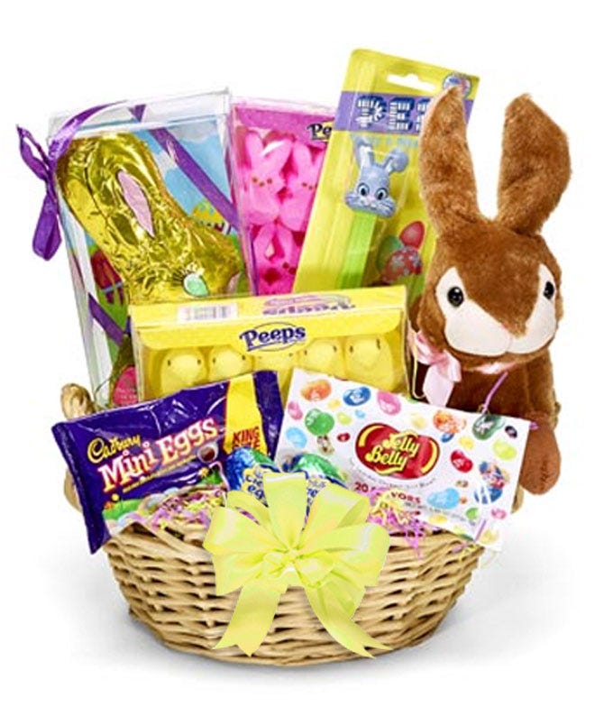 Easter Candy And Chocolate Gift Basket