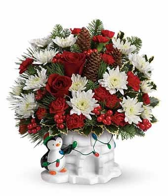holiday bouquet with cheap flowers featured at send flowers com