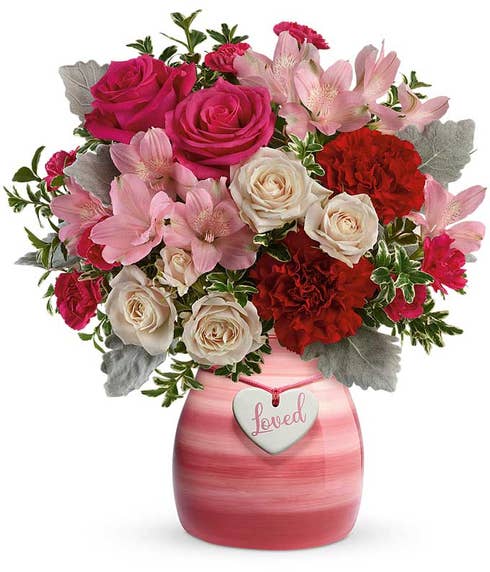 My Blushing Love Pink Rose Bouquet