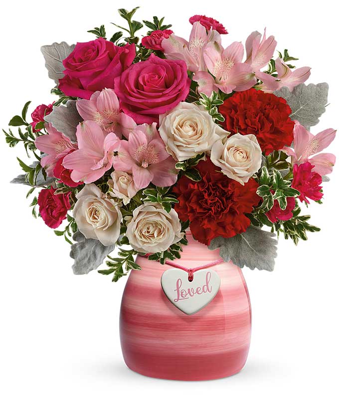 My Blushing Love Pink Rose Bouquet