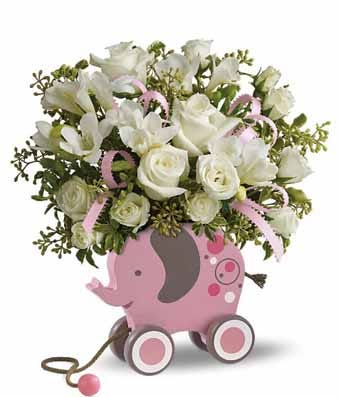 MiGi's Baby Elephant Bouquet - Pink