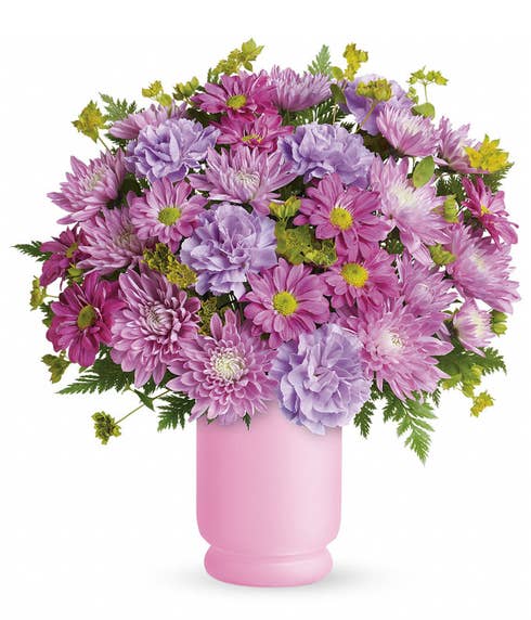 purple flowers arrangement at send flowers with cheap flowers in lavender