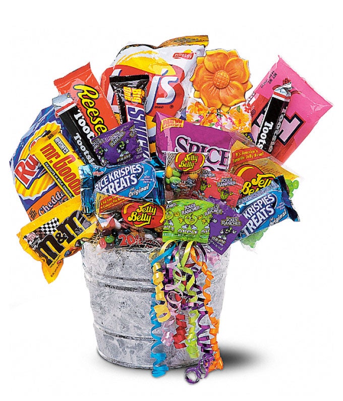 large candy gift basket