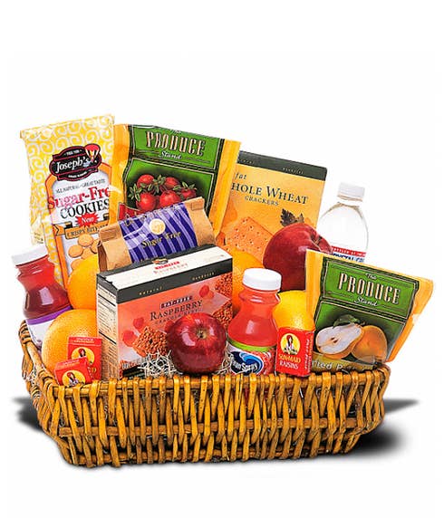 Healthy food gift basket 