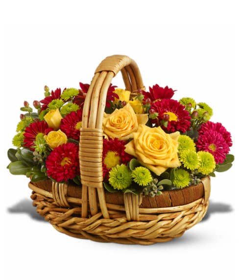 Flower Basket of Sunshine