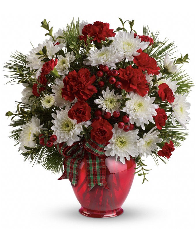 Best winter white flowers and red and white flowers bouquet