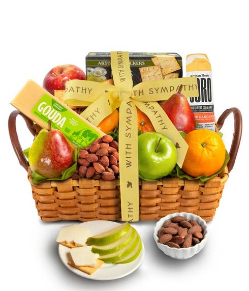 Salami & Cheese Sympathy Gift Basket
