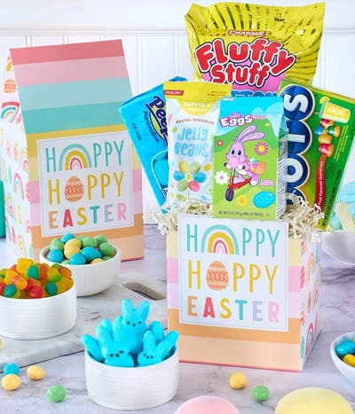 Happy Easter Popcorn and Candy Gift Tin