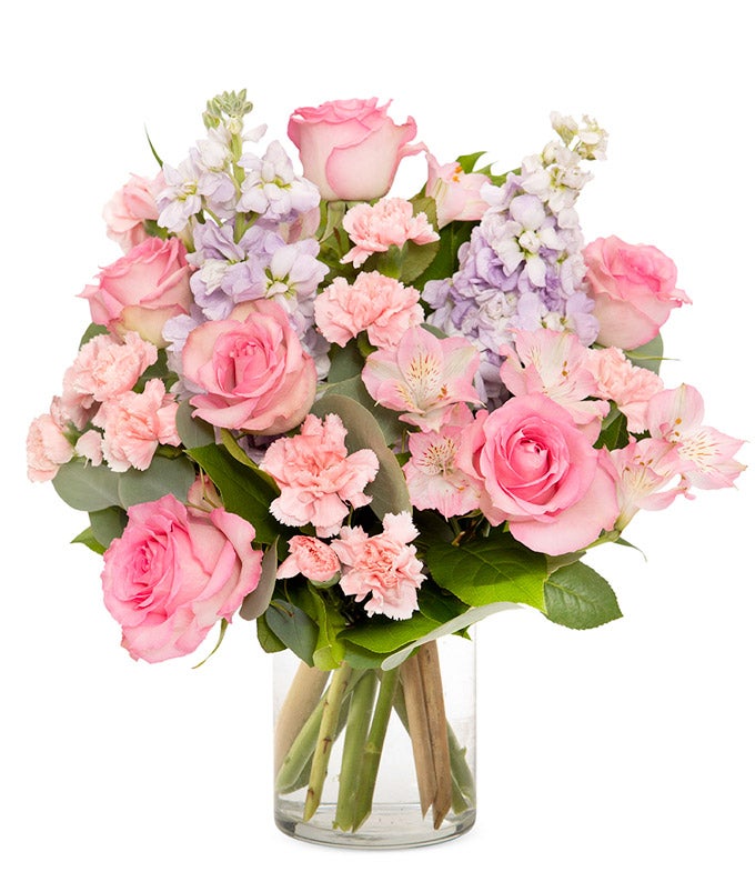 Joyful Pink Arrangement at Send Flowers