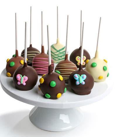 Spring Chocolate Covered Cake Pops - 10 Pieces