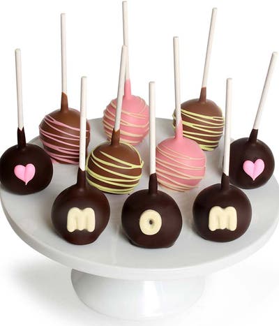 Belgian Chocolate Covered Cake Pops For Mom
