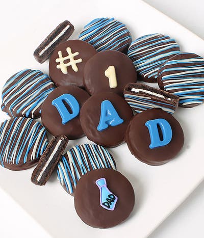 #1 Dad Chocolate Covered OREO Cookies