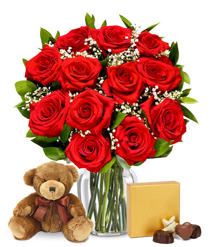 Sweetest Heart Rose Bouquet at Send Flowers