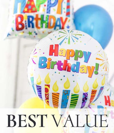 Happy Birthday Balloon Bouquet - Florist Designed