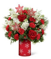 Snowy Christmas Morning Bouquet
