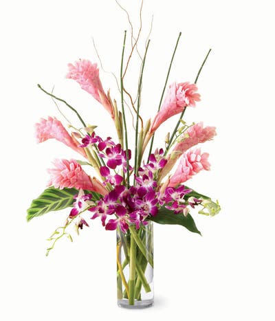 Make Me Blush Orchid Bouquet