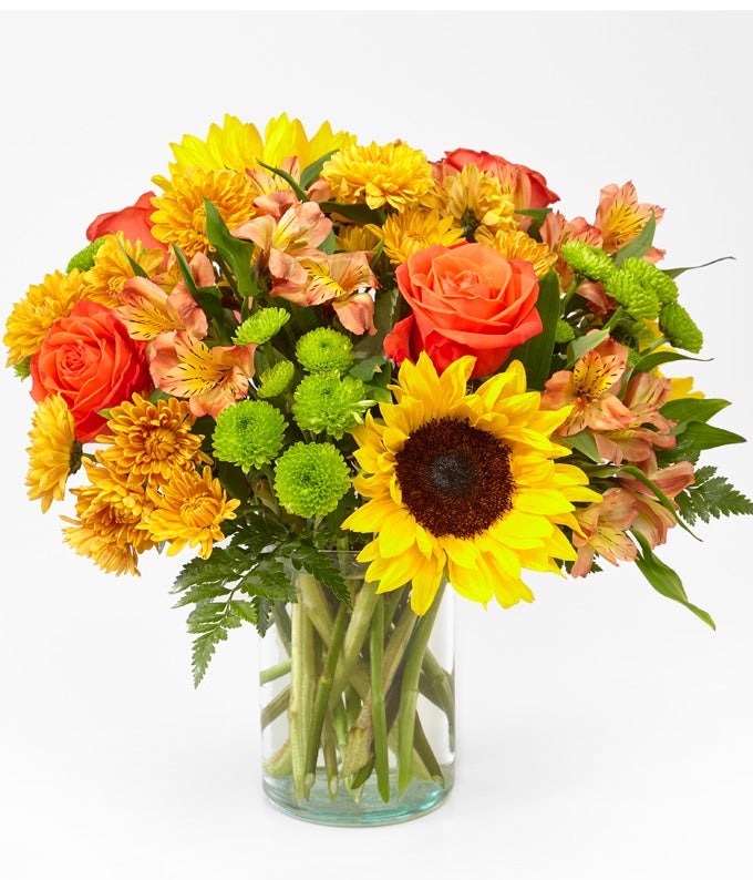 The Sunflower Golden Hour Bouquet at Send Flowers