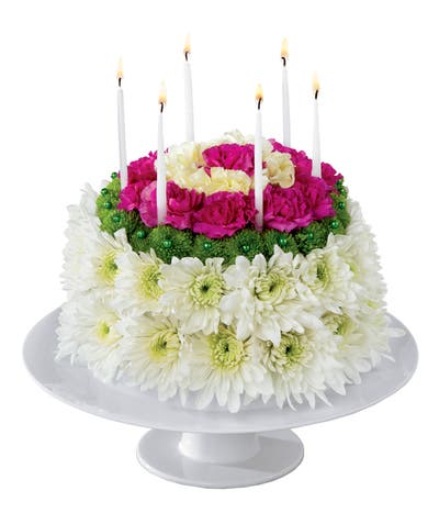 Birthday Cake Flowers