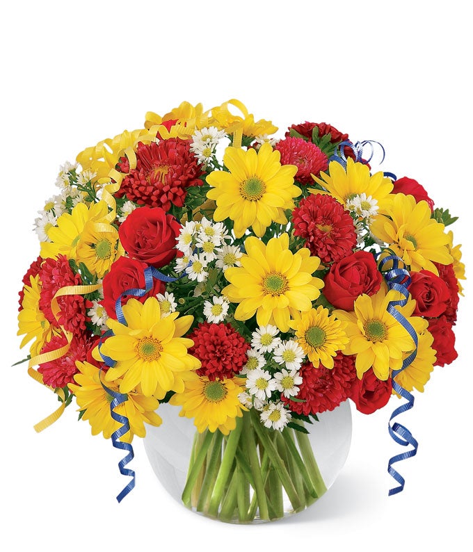 Stunning Joy Yellow Daisies Bouquet at Send Flowers