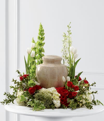 Beloved Urn Flower Arrangement