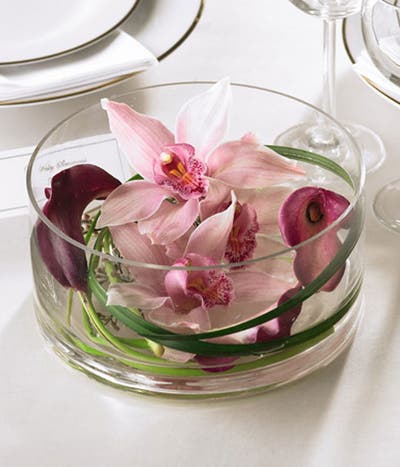 Floating Orchids Centerpiece