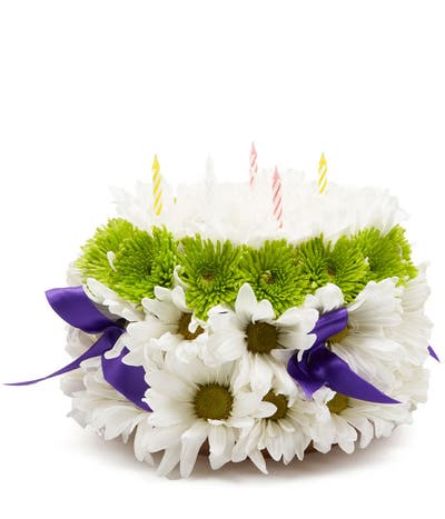 Best Wishes Birthday Cake Arrangement