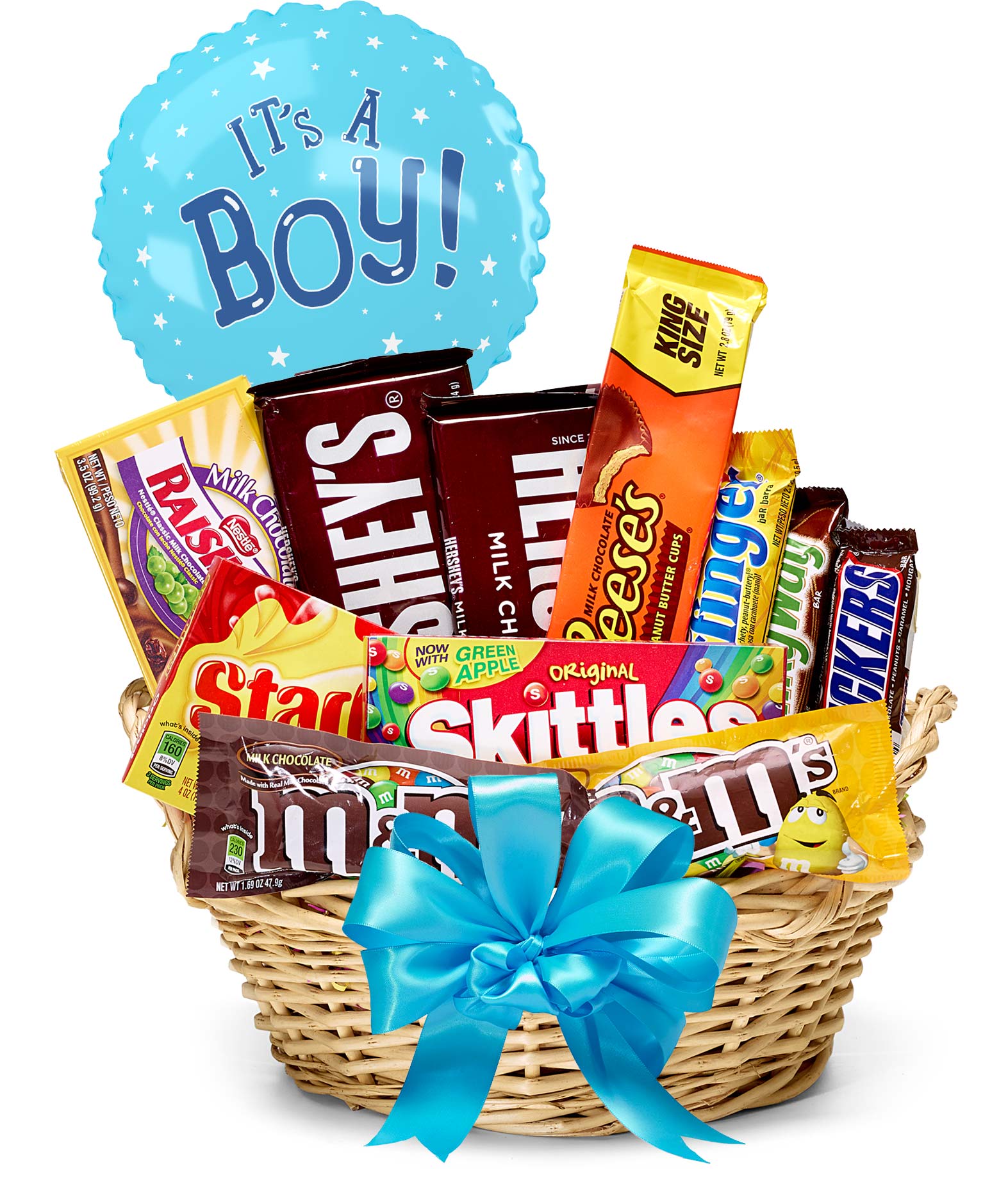 New Baby Boy Gift Basket at Send Flowers