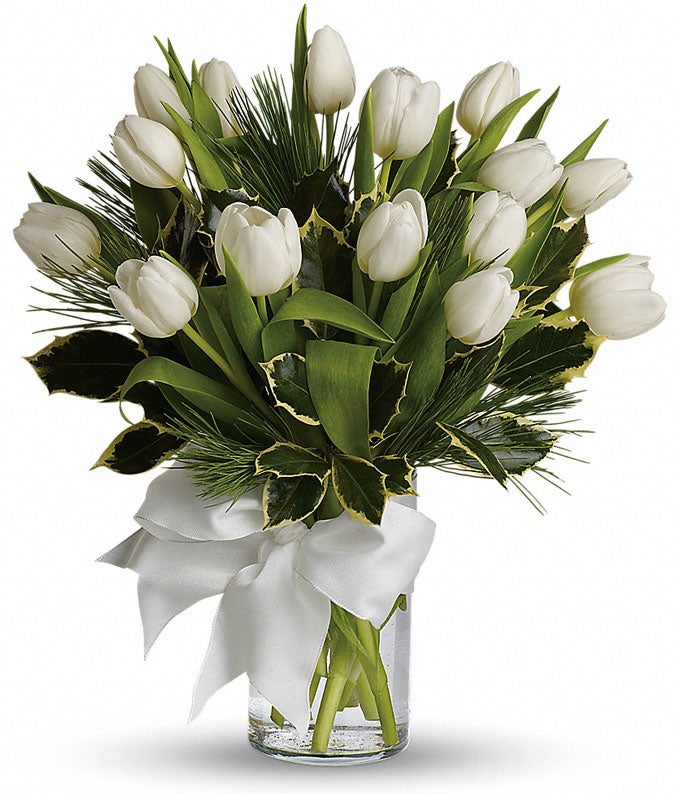 White Tulips at Send Flowers