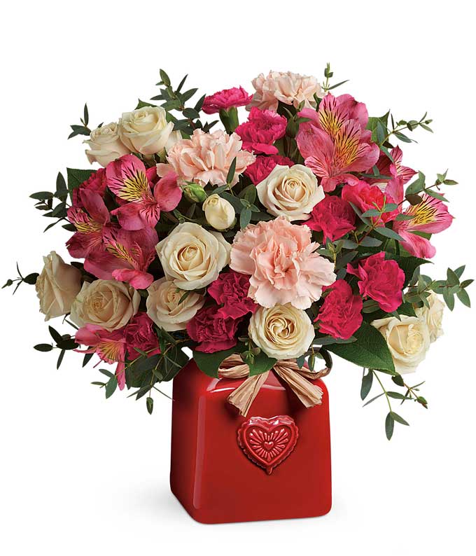 Cherry Sweet Mixed Bouquet at Send Flowers