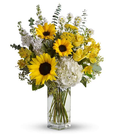 Serene Sunflower Bouquet
