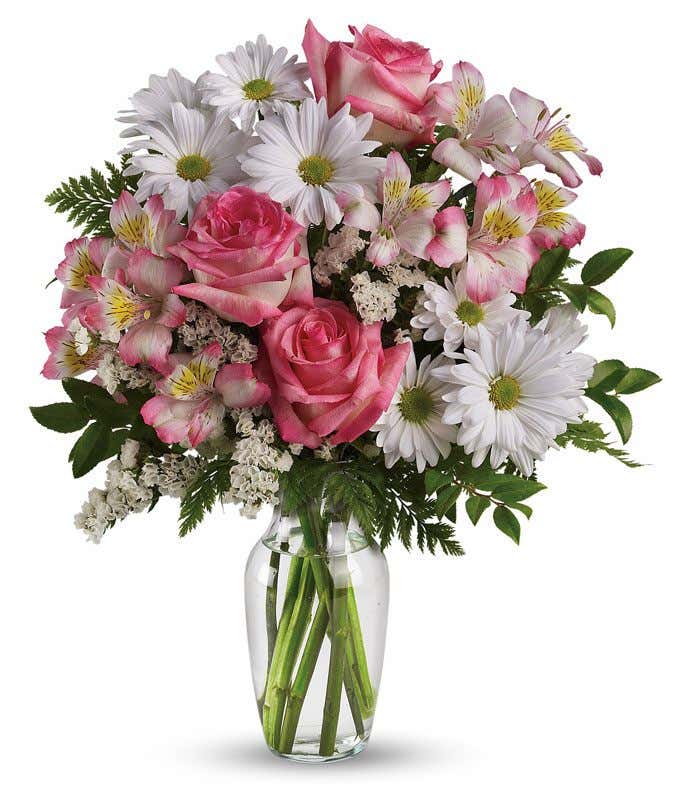 What a Treat Pink Rose Bouquet