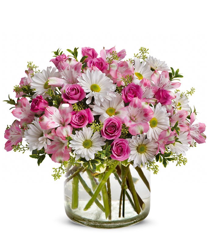 Loving Lavender Rose & Daisy Garden at Send Flowers