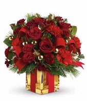 All Wrapped Up Holiday Bouquet At Send Flowers