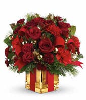 All Wrapped Up Holiday Bouquet 