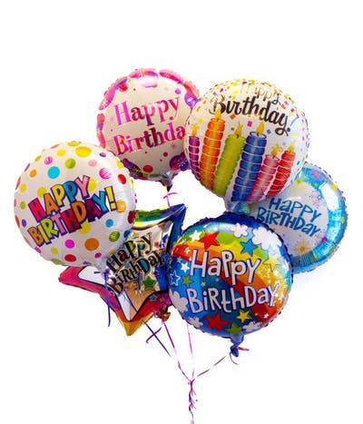 Happy Birthday Mylar Balloon Bouquet