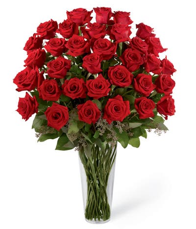 Long Stem Red Rose Bouquet
