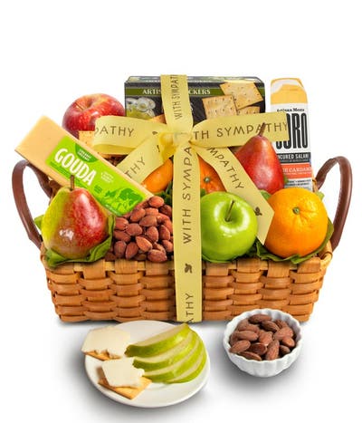 Salami & Cheese Sympathy Gift Basket